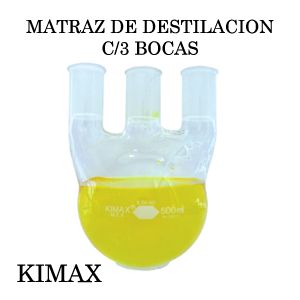 Matraz de tres bocas 500 ml