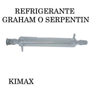 Refrigerate o Serpentin KIMAX – King, Proveedor de Equipo Laboratorios