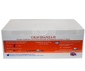PRUEBA DE EMBARAZO GRAVIDANZA II HY726-50