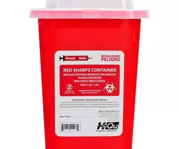 Contenedor Recolector 1.8 Lts Punzocortantes Rpbi