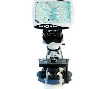 Microscopio biológico con pantalla LCD. Modelo VE-653