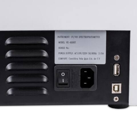 Espectrofotómetro UV y Visible. Modelo VE-6000T - Imagen 6