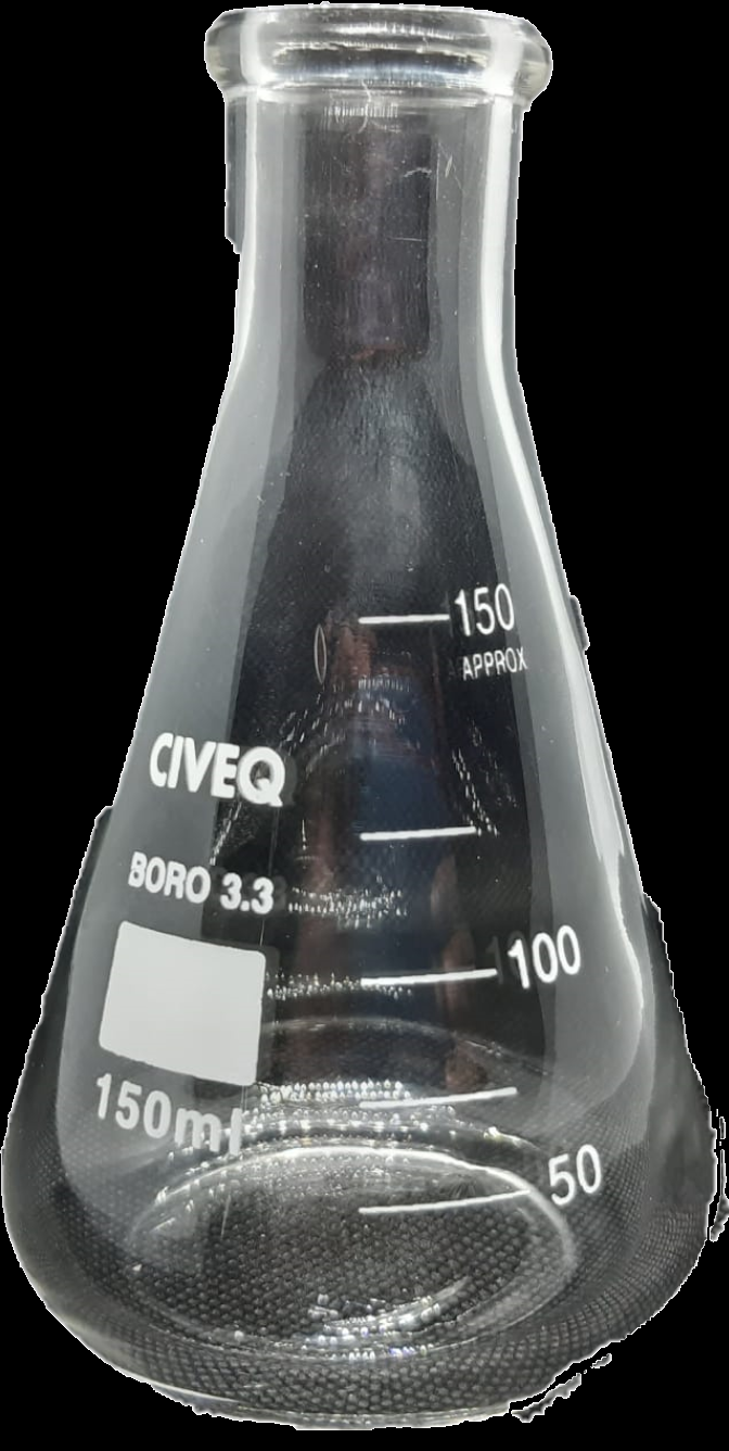 Matraz Erlenmeyer de 150 ml Amaro & King, Proveedor de