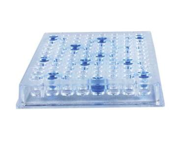 Placa para microtitulación. Fondo plano