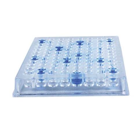 Placa para microtitulación. Fondo plano