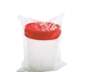 Vaso copro estéril