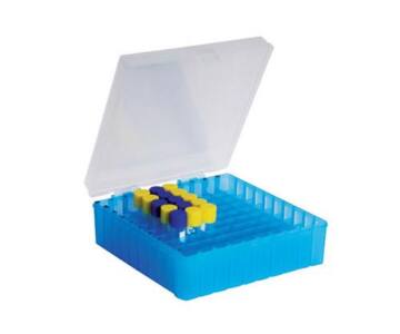 Caja para almacenamiento de criotubos (5ml). Modelo CRM-1064-5