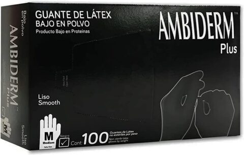 Guante Chico Negro Latex Ambiderm
