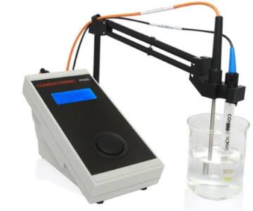Medidor para mesa, de pH, mV, mV relativos y temperatura. PH140
