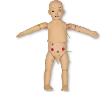 MANIQUÍ DE ENFERMERÍA COMPLETO DE NIÑO (3 AÑOS)