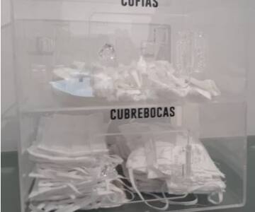 Caja almacenadora de cubrebocas/cofias
