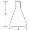 MATRAZ ERLENMEYER de 1000 ml - Imagen 2