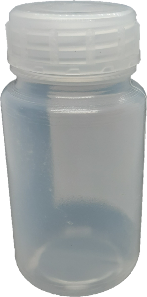 BOTELLA BOCA ANCHA AUTOCLAVABLE DE POLIPROPILENO de 125 ml