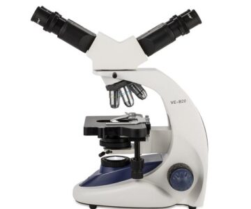 Microscopio biológico de doble cabezal. Modelo VE-B20