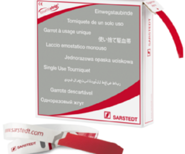 Torniquete venoso desechable tournistrip®, sin látex CAJA C/ 200 PZAS