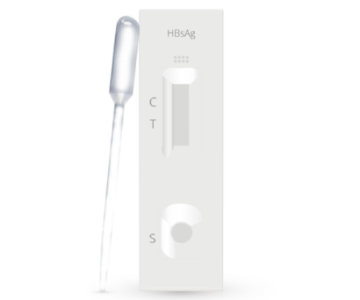 Prueba para deteccion de Hepatitis B (HBsAg) en cassette - caja con 40 pruebas - Certum