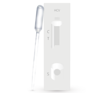 Prueba para detección de Hepatitis C (HCV) en cassette - caja con 40 pruebas - Certum