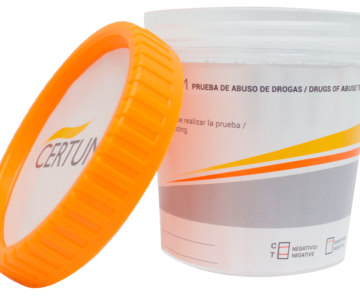 Frasco Detección de Drogas Antidoping Simple 3 parametros (AMP/COC/THC) 25 piezas