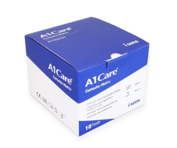 Cartucho HbA1C Para Analizador A1Care caja con 10 pruebas