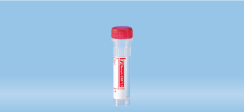 Microrrecipiente de muestras Suero, 1,3 ml, tapón de rosca microtubo centrífuga 100 pzas