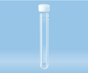 Tubo roscado, 7 ml, (LxØ): 82 x 13 mm, PP tubo para centrífuga 1000 pzas
