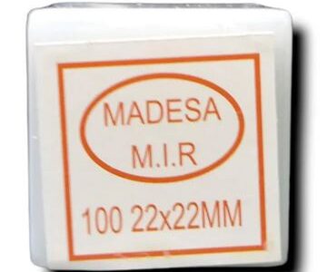 CUBREOBJETOS PARA MICROSCOPIO 22X22 MM 100 PZAS