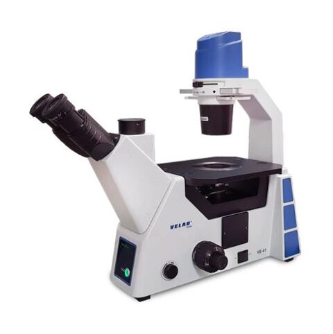 Microscopio triocular Invertido. Modelo VE-41
