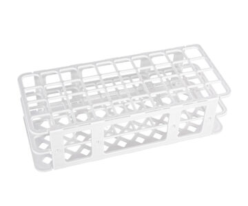 Gradilla Para Tubos Armable (Blanco, 40 Lugares) 5 - 30 ml