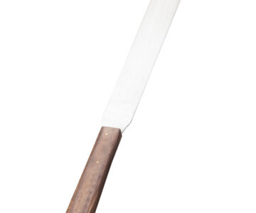Espatula De Ac. Inox. Con Mango Madera 100 Mm
