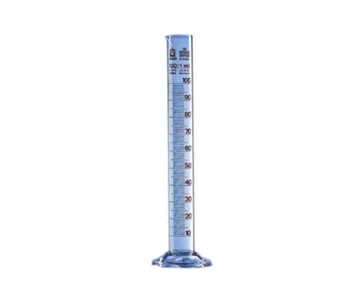 Probeta graduada con base de vidrio hexagonal 1000ml. Modelo 1601-1000