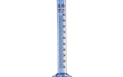 Probeta graduada con base de vidrio hexagonal 1000ml. Modelo 1601-1000