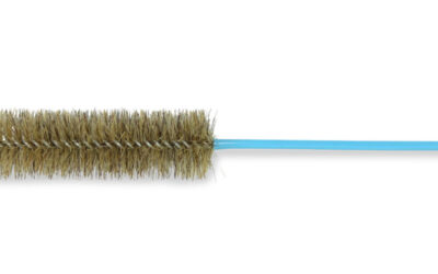Escobillon Cerda Nat. con Escoba P/Probeta Mediana 370x175x35 mm