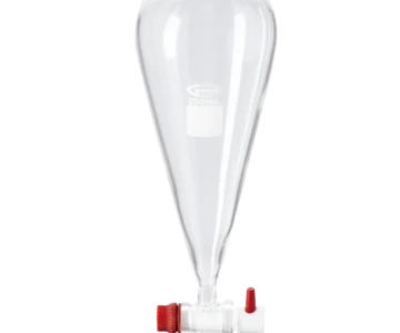 Embudo de Sep. Squibb Llave PTFE Tapón PP 125 ml