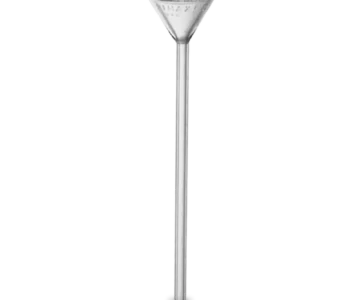 Embudo Cónico de Vidrio de Tallo Largo 100 mm