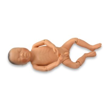 Bebé masculino recién nacido para entrenamiento, articulado