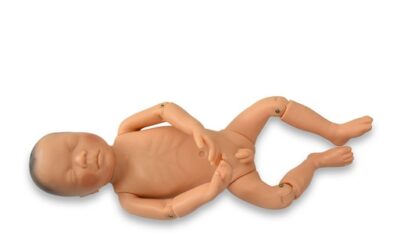 Bebé masculino recién nacido para entrenamiento, articulado